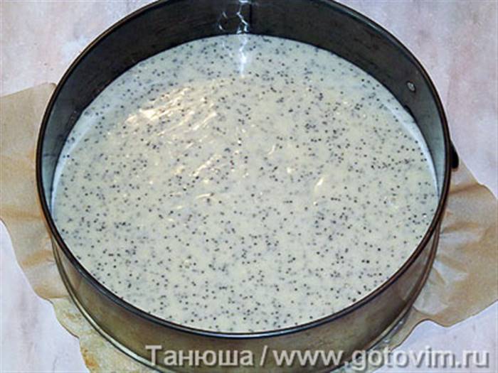 Пісний бісквіт із маком, Крок 04