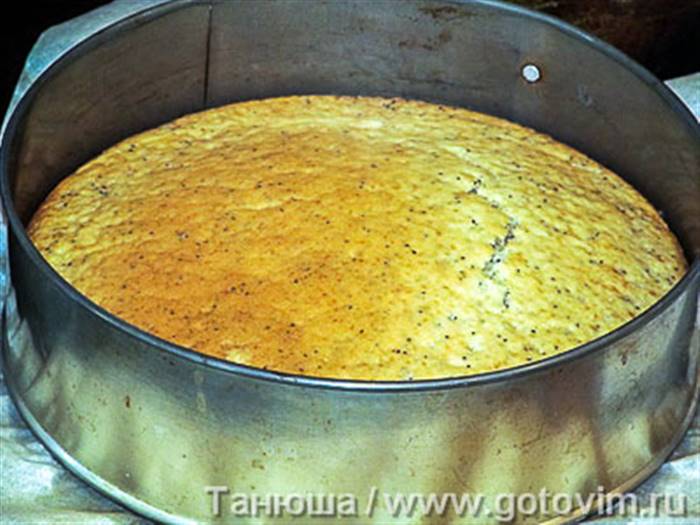 Пісний бісквіт із маком, Крок 05